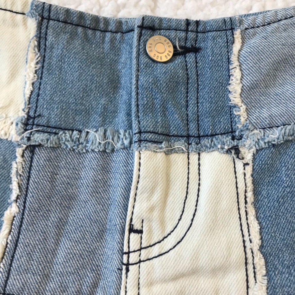 BDG patchwork Jean shorts - Picture 10 of 11